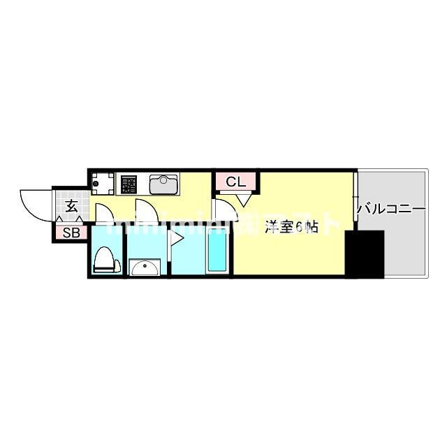プレサンス大正フレンジの間取り