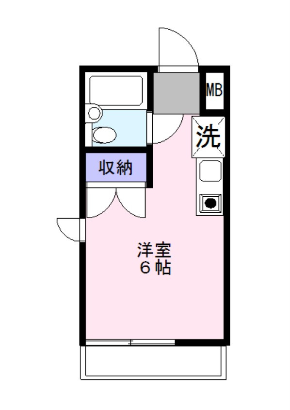フラッツMの間取り