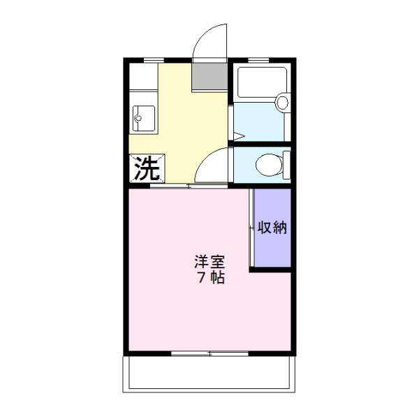 杉並区高円寺北２丁目のアパートの間取り