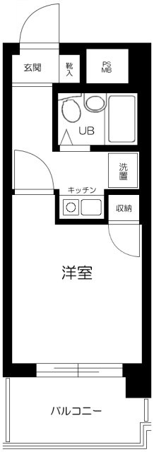 カテリーナ荻窪の間取り