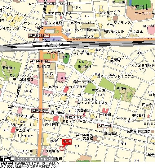 myplanXの地図