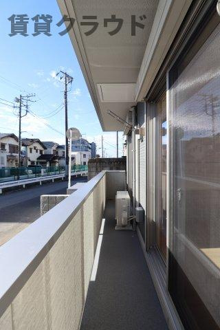 明幸2番館のバルコニー|南向きの陽光あたたかなお部屋です♪