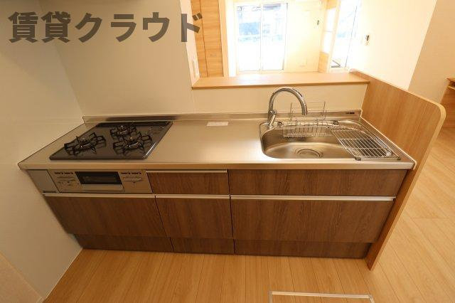 明幸2番館のキッチン|きれいなキッチンです