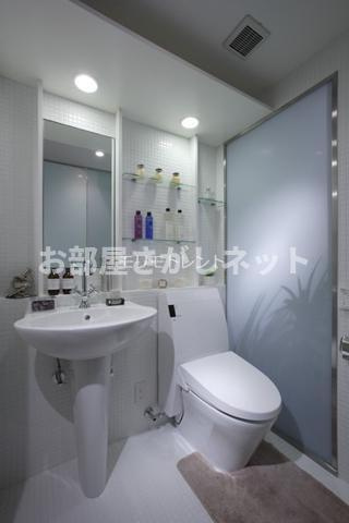 プライマル新宿若松町【おとり物件なし】#学生・社会人にオススメ！初期費用分割払いOK！の洗面所