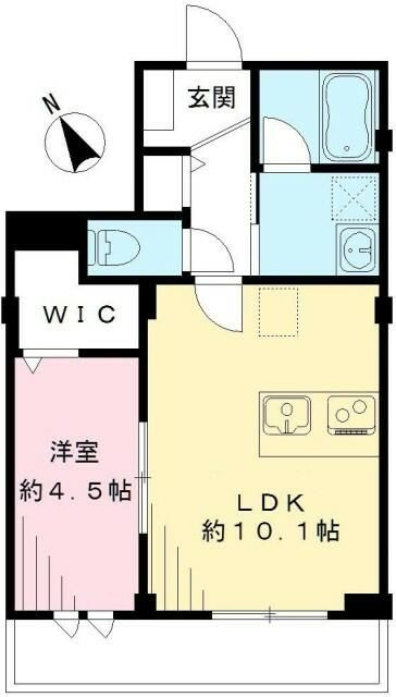 フロール多摩川の間取り