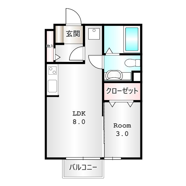 メゾン ソニア　Ｂの間取り|他社様掲載物件もまとめてご紹介、ご案内可能です(^^)/