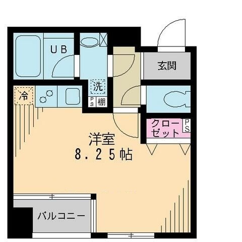ベルメイユ　ドゥの間取り|間取りです。