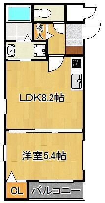 Regaro Place 戸畑の間取り