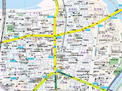 【地図】 | プレミアムコート天神橋8