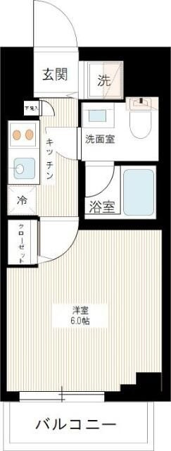 ラヴェニール横浜蒔田の間取り