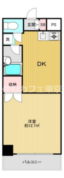 グランデ国立の間取り