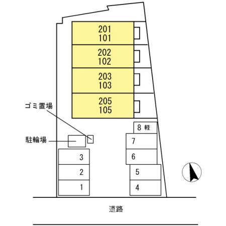 エントピアの区画図