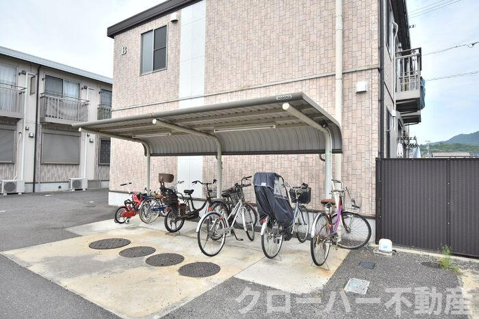 グレースタウン川津 Ａのその他共用部分|駐輪場