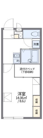 【間取り】 | レオパレスドウージェーム紀ノ川