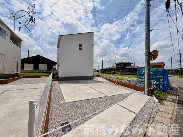 【新築】前橋市樋越町第4　６号棟(全６棟)　リーブルガーデン　新築建売分譲の外観|建物外観を気になさる方へ、見た目の良い物件です