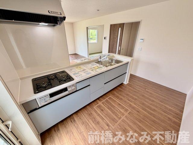 【新築】前橋市樋越町第4　６号棟(全６棟)　リーブルガーデン　新築建売分譲のキッチン|使いやすいキッチンです