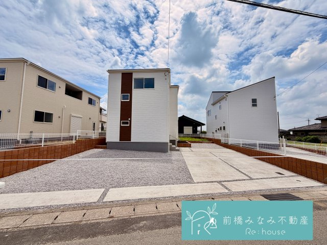 【新築】前橋市樋越町第4　５号棟(全６棟)　リーブルガーデン　新築建売分譲の外観|きれいな外観です