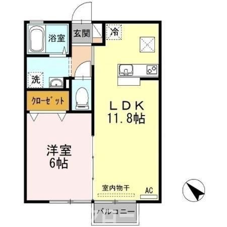 コンフォート ｳｴｽﾄの間取り