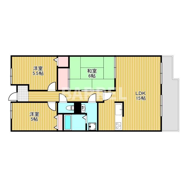 セレーノ花屋敷の間取り