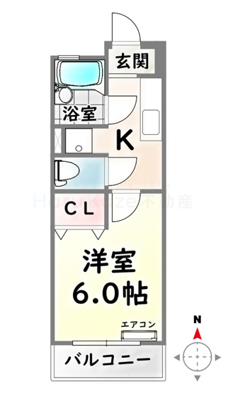 【間取り】 | LUMiNA桜山（旧 グレース川澄）【名古屋市賃貸・宅配BOX】