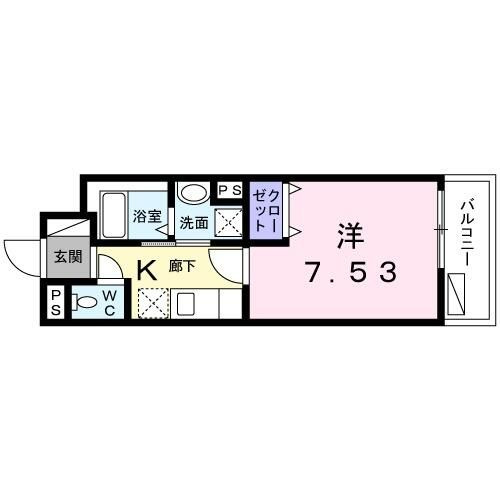 トゥーレン　コティの間取り