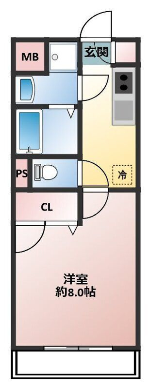 和光市白子３丁目の賃貸マンション