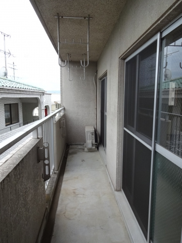 クレセール・フジのバルコニー|入居中の為、以前の写真です。