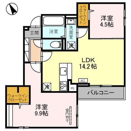 エトワールKの間取り