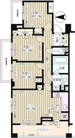【間取り】 | クラッサ成城