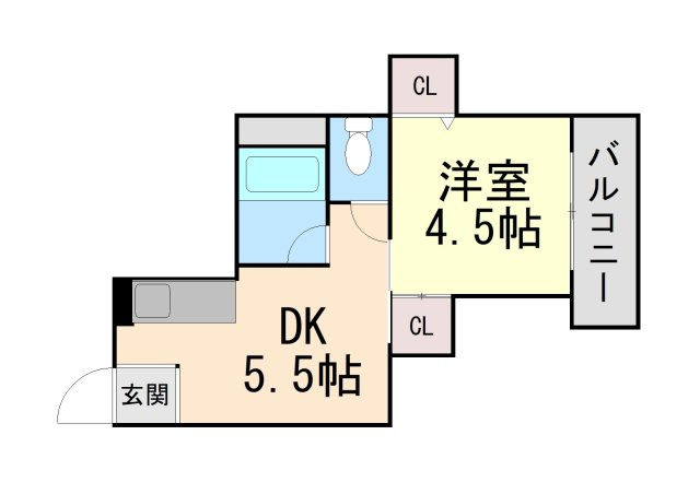 大石マンションの間取り