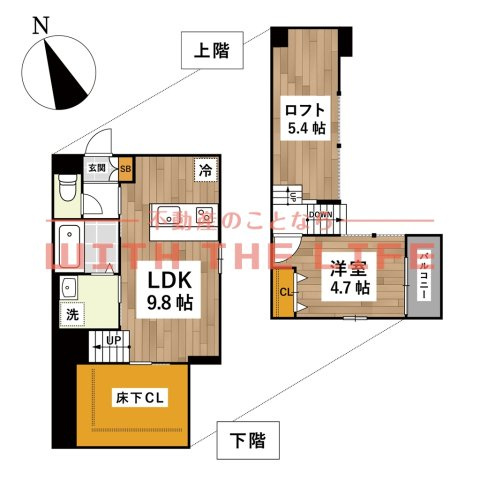 ADC津福ソフィア【キャッシュバック対象物件】の間取り