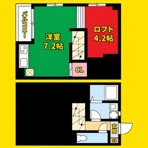 Lucia Hills名駅北(ルチアヒルズ名駅北)　名古屋市賃貸　仲介手数料無料の間取り