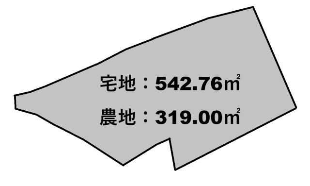 食場町土地の土地図