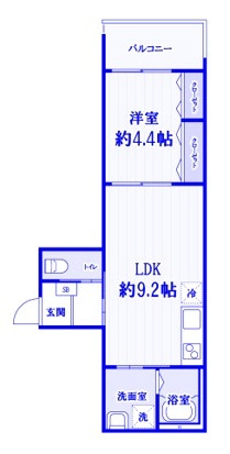 キャメル中浦和西堀の間取り