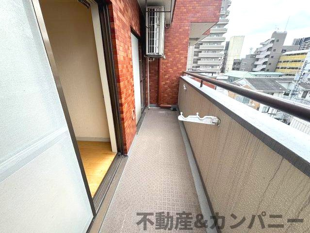 シャンボール喜与町のバルコニー|広々としたバルコニーです