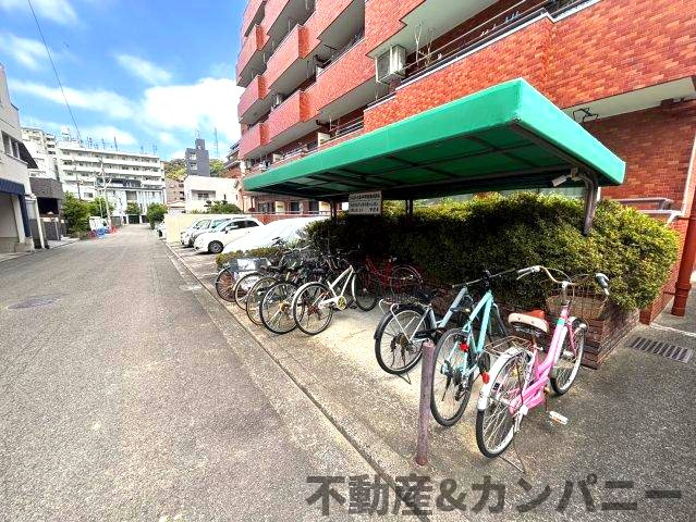 シャンボール喜与町の駐輪場|駐輪場です