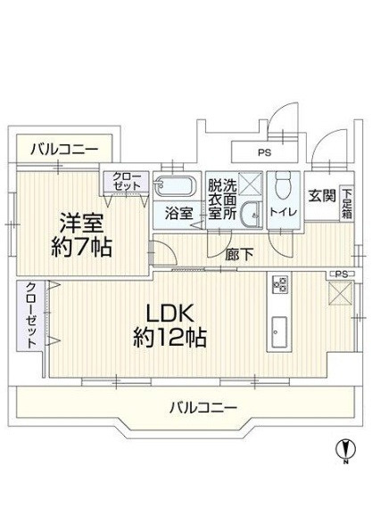 グリーンハイム河原町の間取り