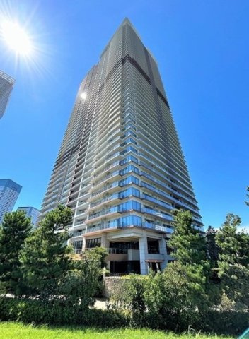 中央区晴海２丁目の賃貸マンションの外観|外観パースです