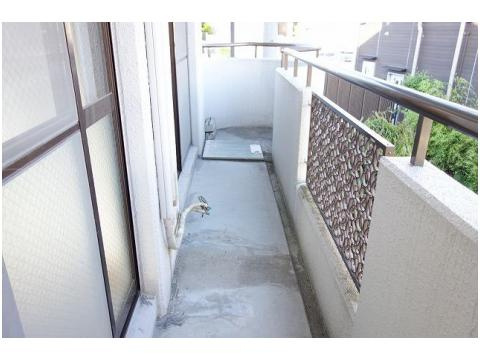 南平台ヤタヒルズⅡのバルコニー