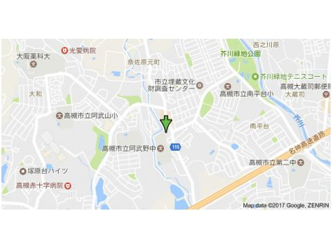 南平台ヤタヒルズⅡの地図