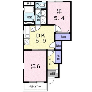 【間取り】 | セレッソ十日市Ｂ棟