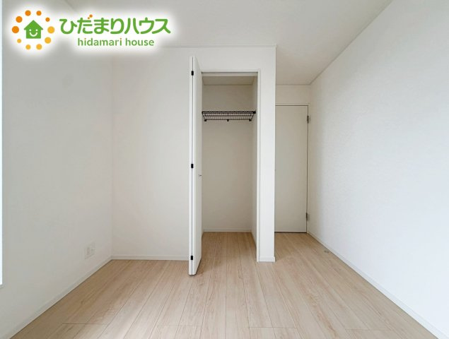 いわき市小名浜第10　新築戸建　2号棟の収納|全室にクローゼットが付いていて、お部屋の住空間もスッキリ広々つかえそうです(^^)/