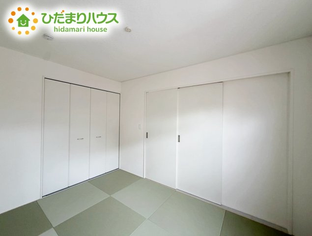いわき市小名浜第10　新築戸建　3号棟の和室|すぐ横になれる和室は、みんなの憩いの場(*^-^*)