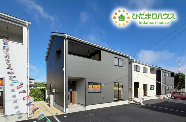 いわき市小名浜第10　新築戸建　3号棟の外観|スタイリッシュな外観です(^^)/
