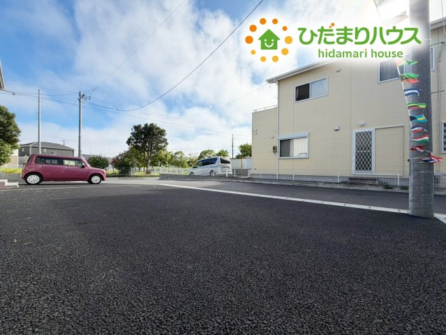 いわき市小名浜第10　新築戸建　4号棟の駐車場|マイホームなら駐車場代がかかりません。しかも、自宅の駐車場で洗車が出来ます！今までコイン洗車に行っていた手間も省けて、節約にも繋がります(^^♪