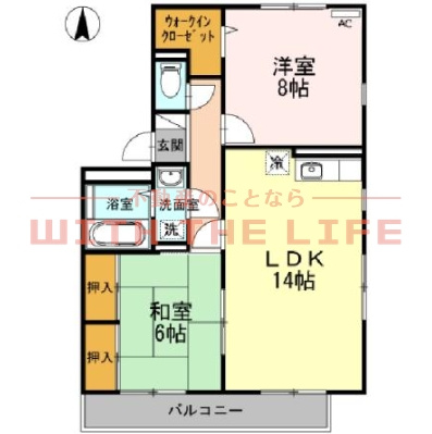 バティール西小森野【キャッシュバック対象物件】の間取り