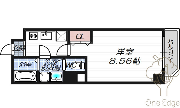 ES-Grande大阪同心の間取り