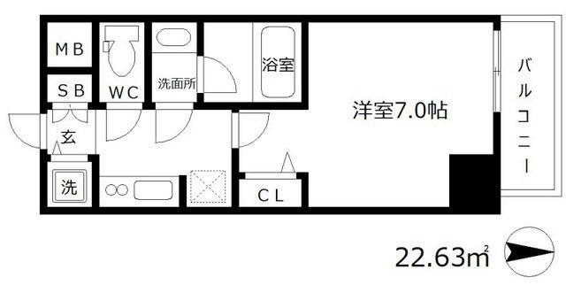 サムティ難波VIVOの間取り|サムティ難波VIVO　間取り