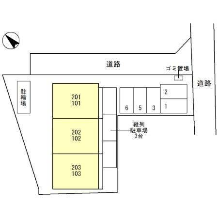 グランベールの区画図