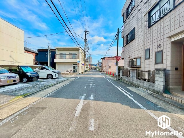 北区志賀町3丁目の前面道路含む現地写真